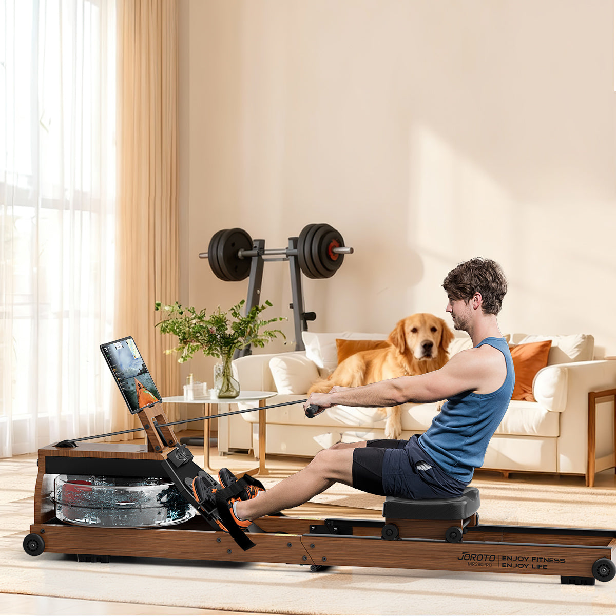 JOROTO MR280PRO 14L Foldable Water Rower