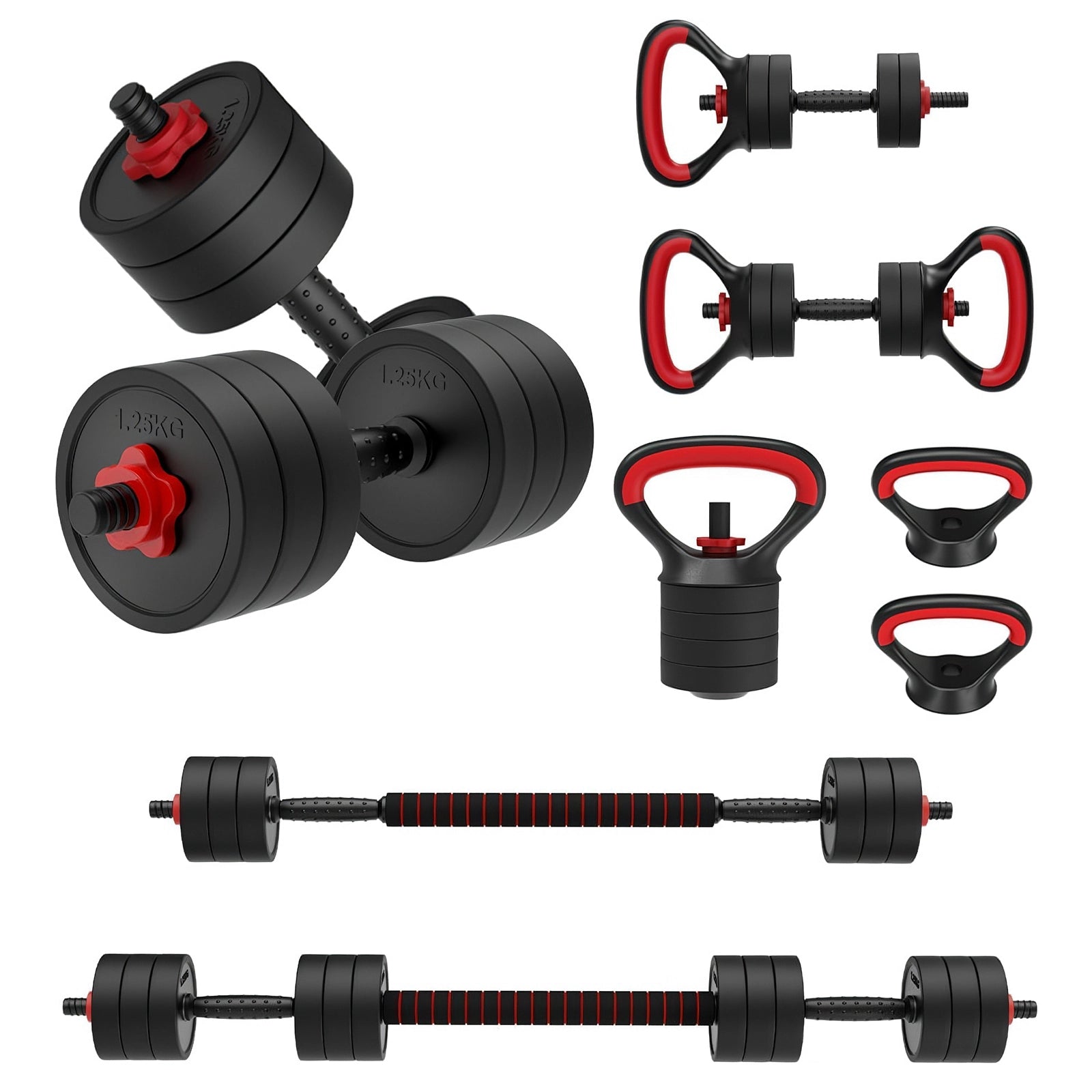 JOROTO JD10 Adjustable 4-in-1 Dumbbell Set
