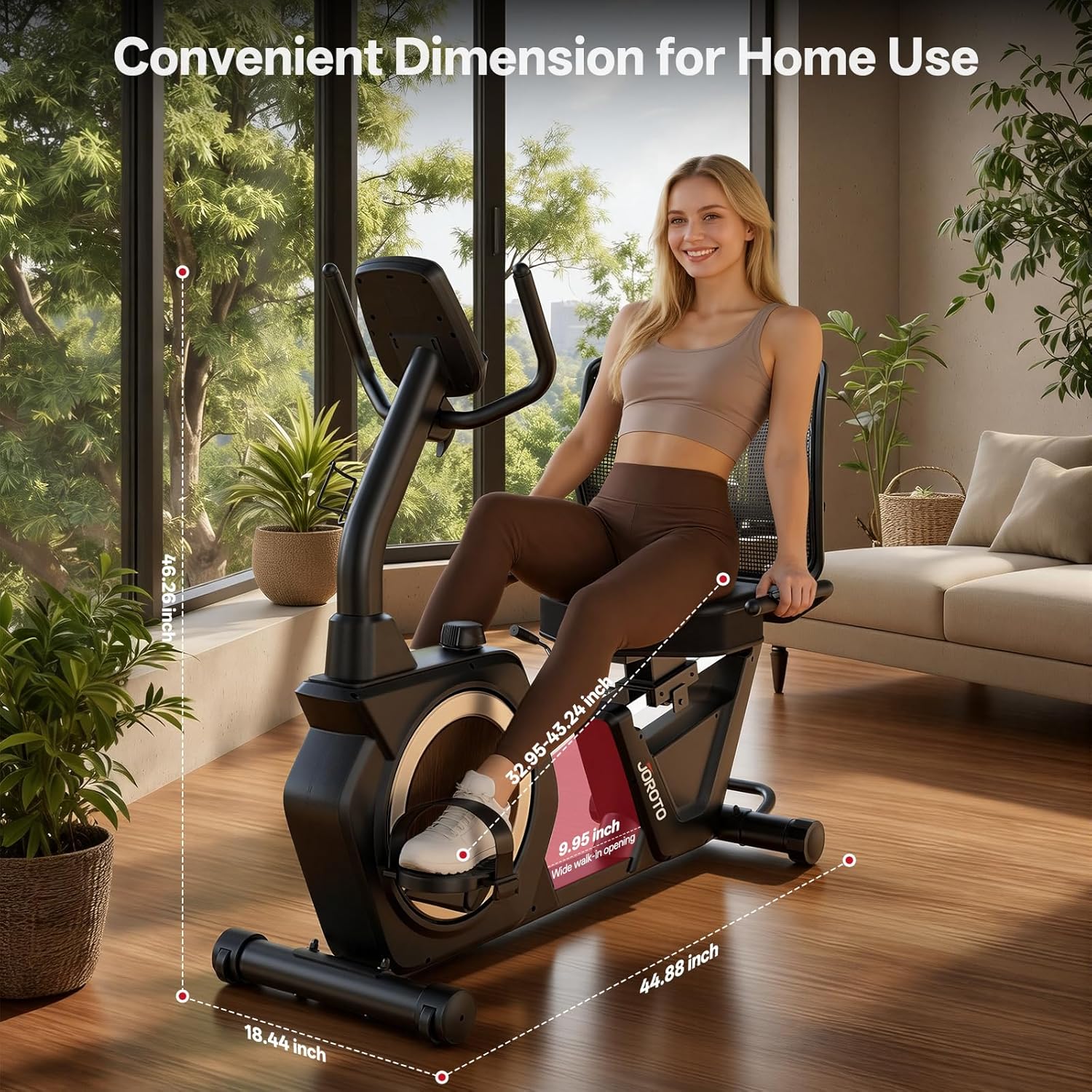 JOROTO JH50 Recumbent Exercise Bike