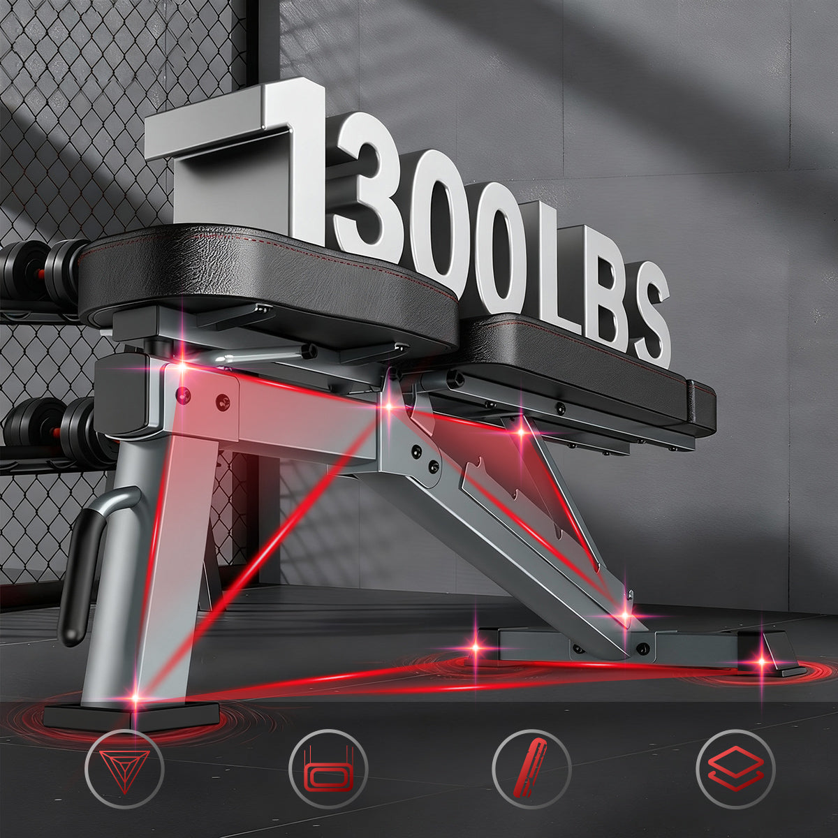 JOROTO MD80 Elite Adjustable Weight Bench