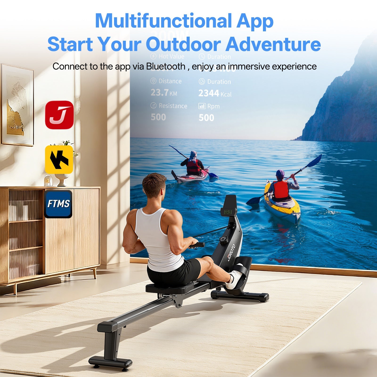 JOROTO MR30 Magnetic Rowing Machine