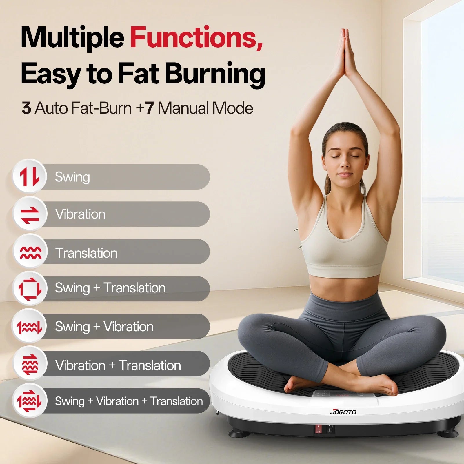 JOROTO JV60 Vibration Plate Exercise Machine