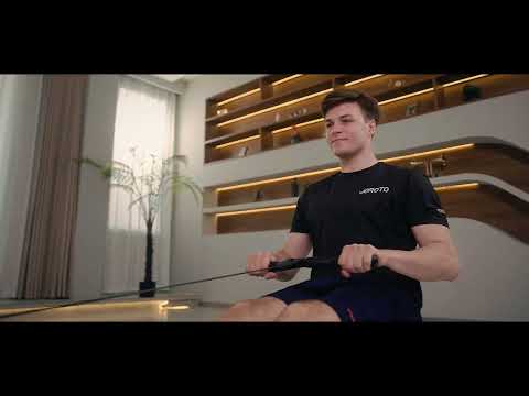 Load video: JOROTO MR280PRO 14L Foldable Water Rower