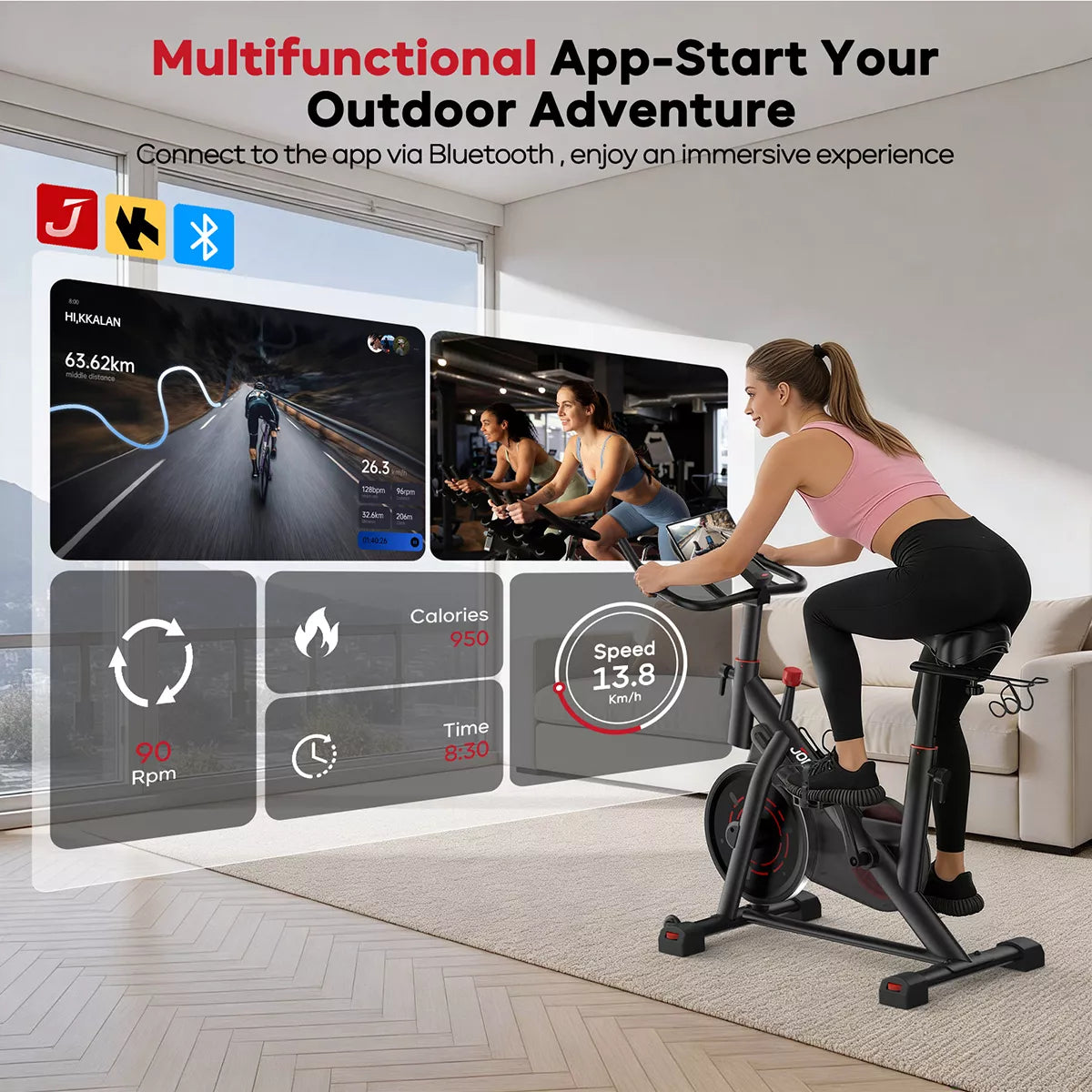 JOROTO JK10 Magnetic Exercise Bike