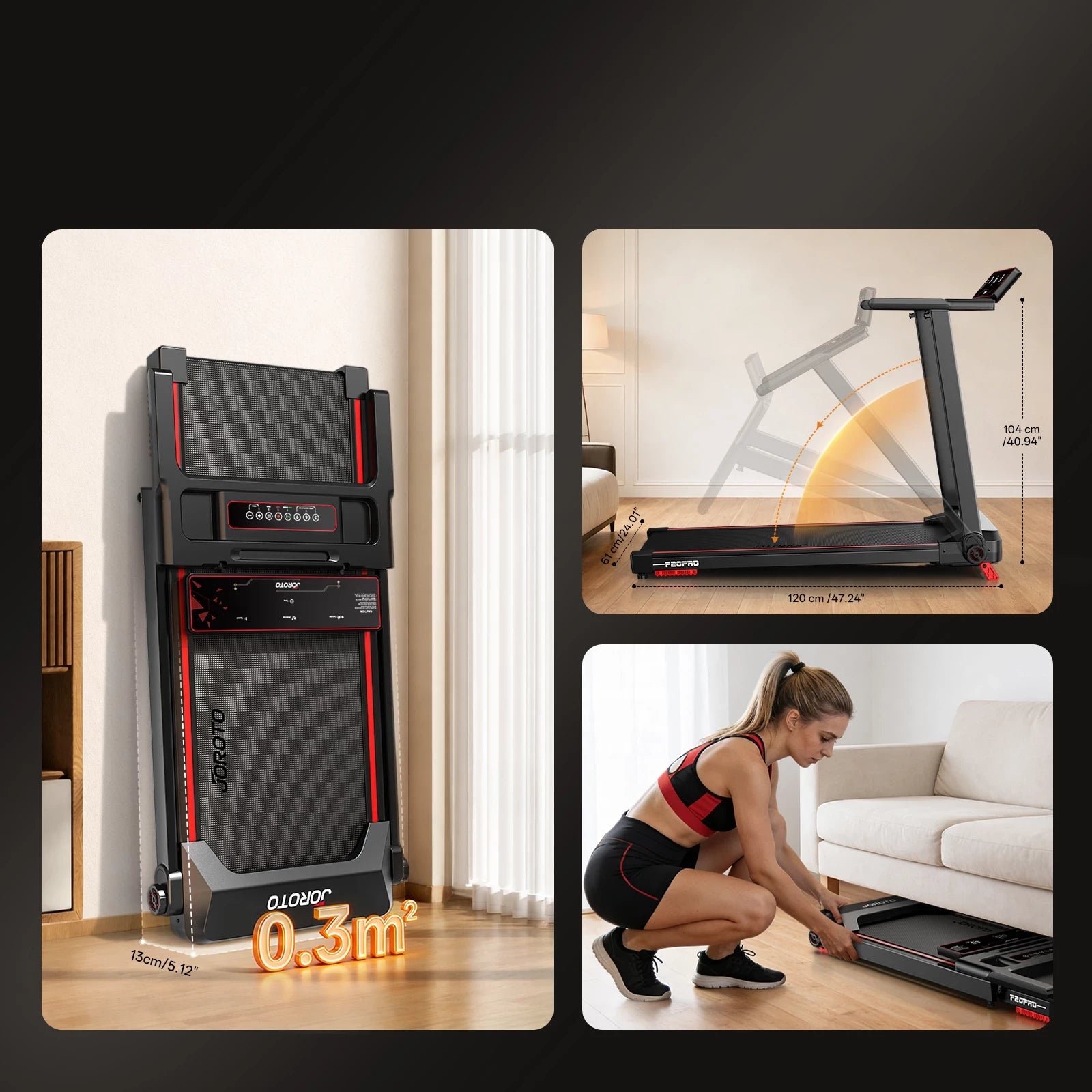 JOROTO F20PRO Foldable Treadmill