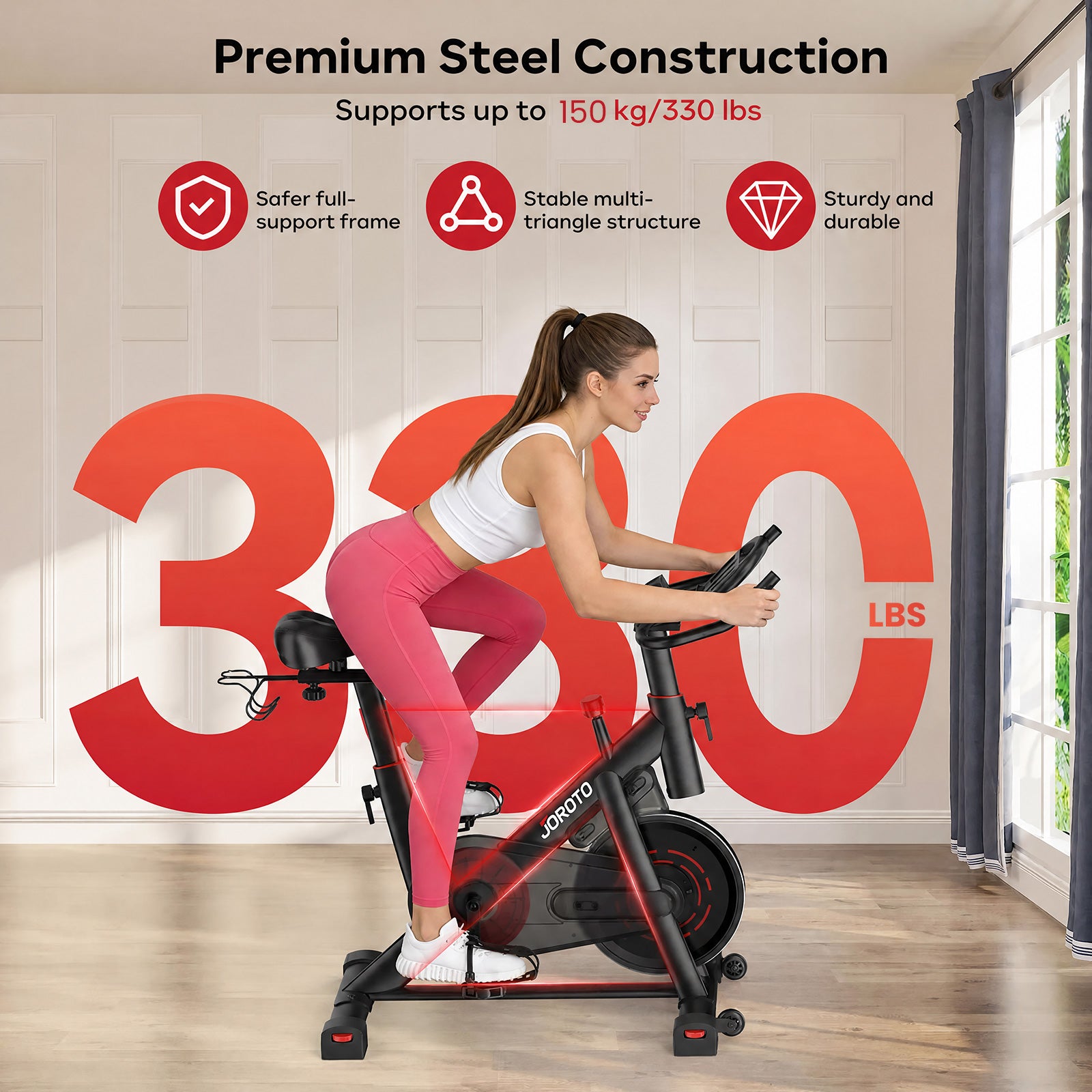 JOROTO JK10 Magnetic Exercise Bike