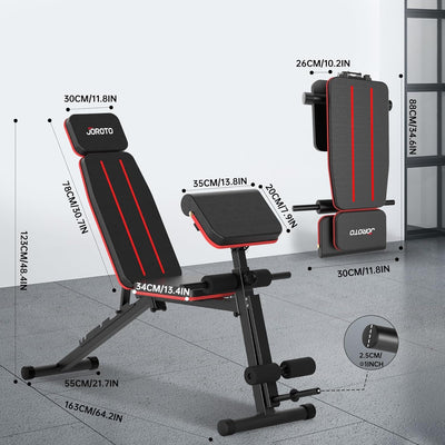 JOROTO MD55 Multi-Functional Adjustable Weight Bench