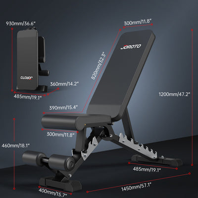 JOROTO MD60 Adjustable Weight Bench