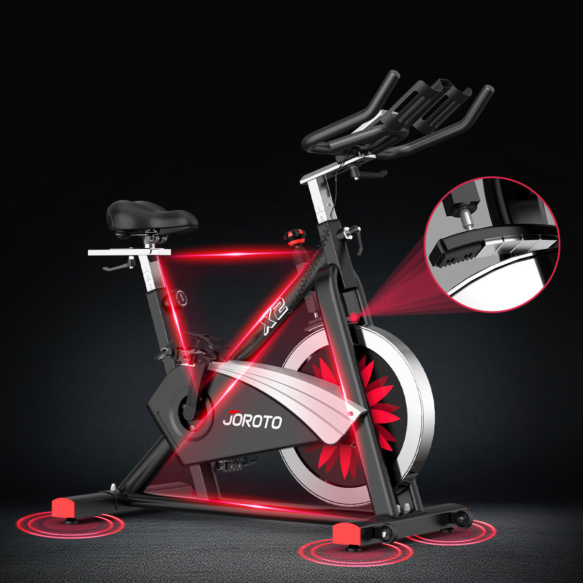 JOROTO X2 Magnetic Indoor Cycling Bike