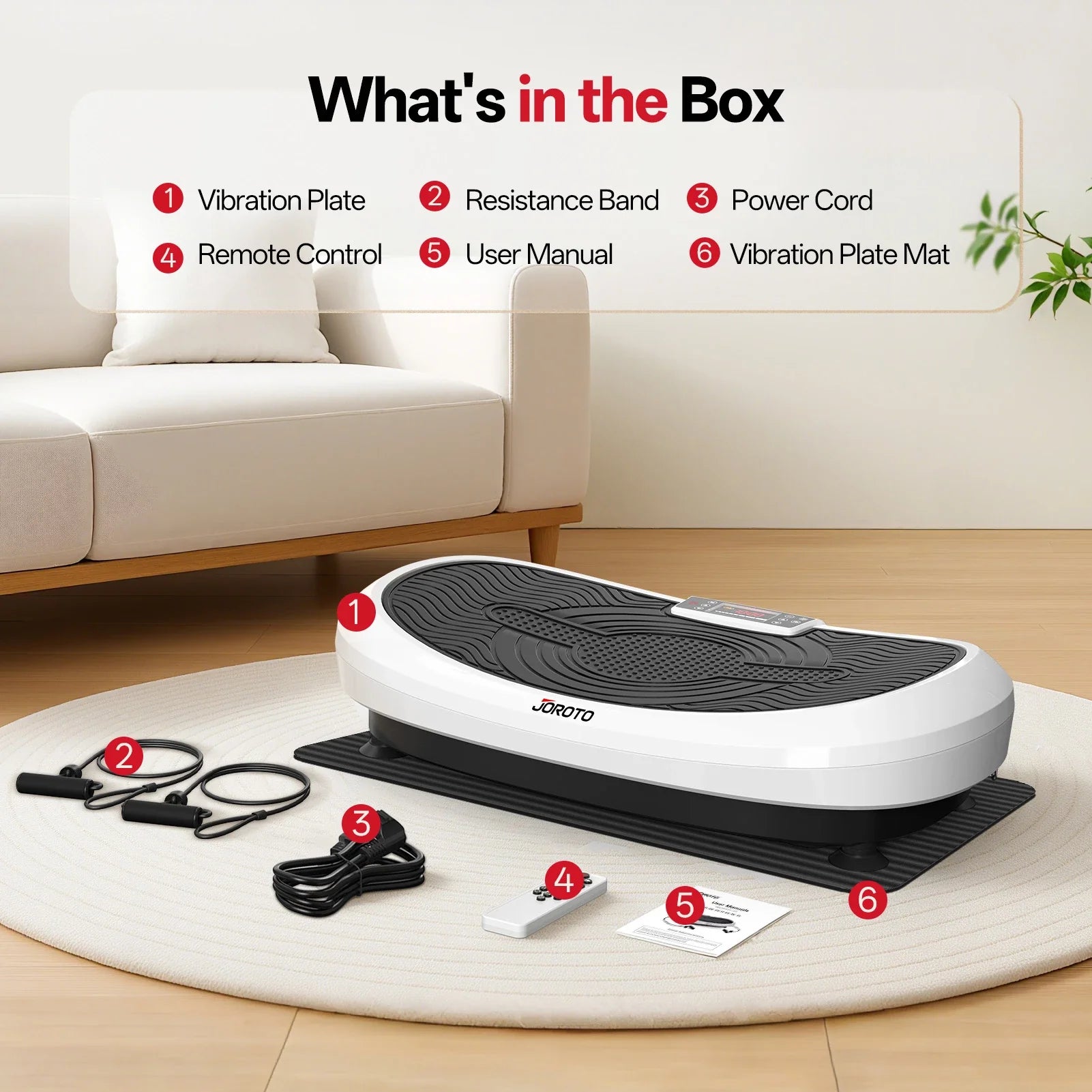 JOROTO JV60 Vibration Plate Exercise Machine